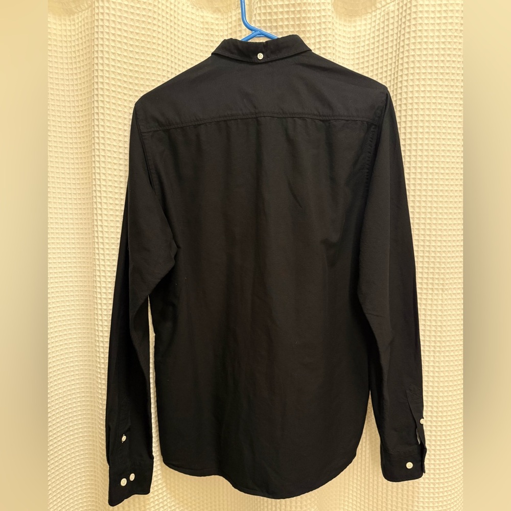 Norse Projects Black Button-Down Shirt with Chest Pocket - Picture 4 of 9